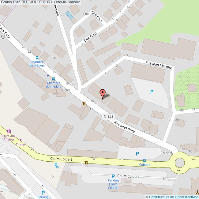 Rue JULES BURY LonsleSaunier