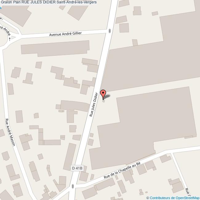 Rue JULES DIDIER SaintAndrélesVergers