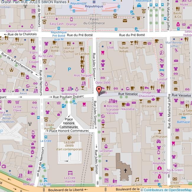 Rue JULES SIMON Rennes