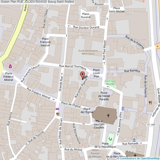 Rue JULIEN RIGAUD Bourg-Saint-Andéol