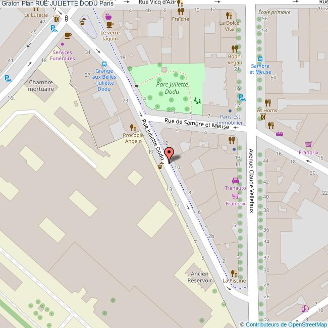 Rue JULIETTE DODU Paris