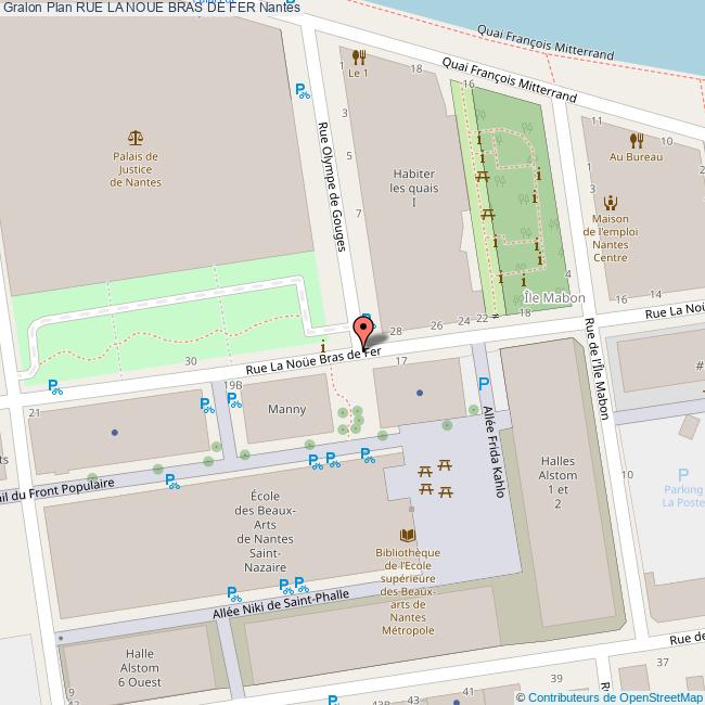 Rue la NOUE BRAS DE FER Nantes