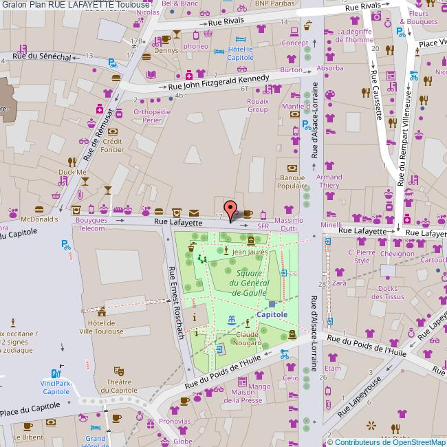 Rue LAFAYETTE Toulouse