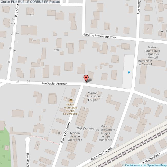 Rue le CORBUSIER Pessac