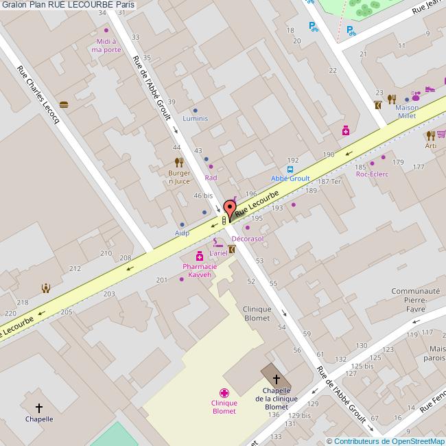 Rue LECOURBE Paris Rue LECOURBE Paris