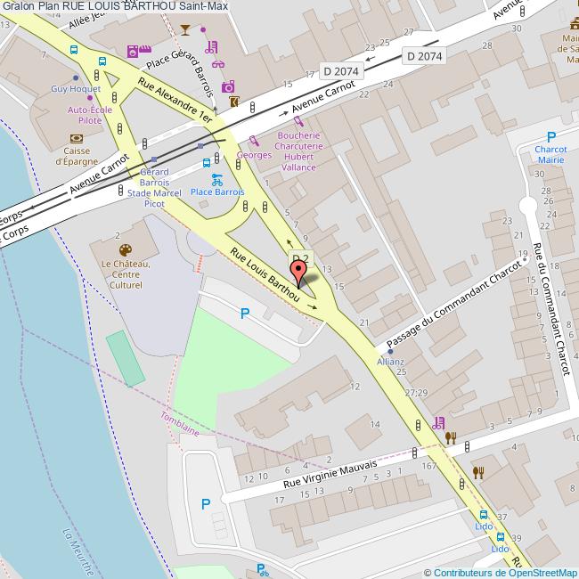 Rue LOUIS BARTHOU SaintMax