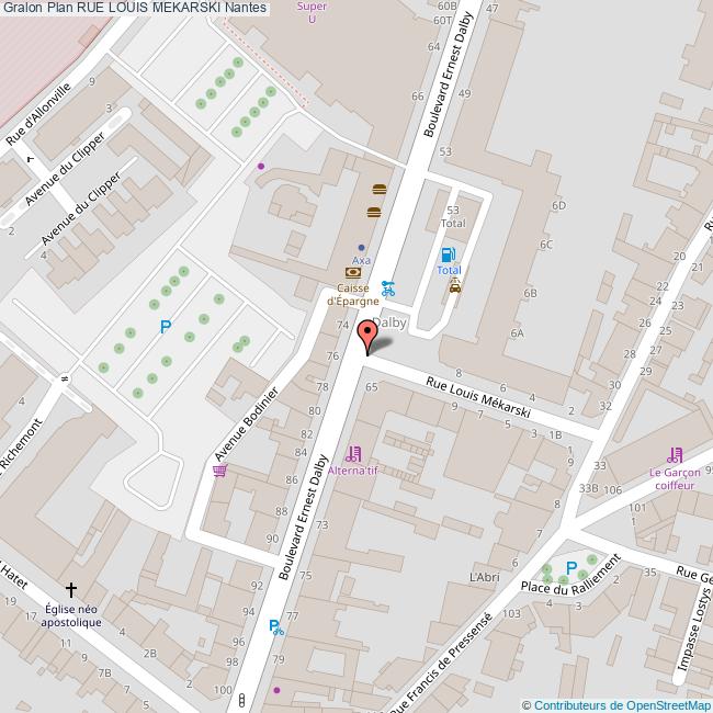 Rue LOUIS MEKARSKI Nantes