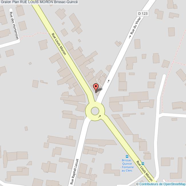 Rue LOUIS MORON BrissacQuincé
