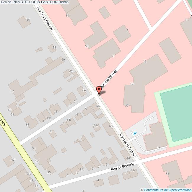 Rue LOUIS PASTEUR Reims