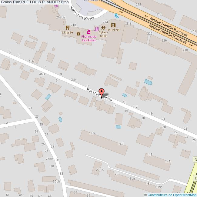 Rue LOUIS PLANTIER Bron