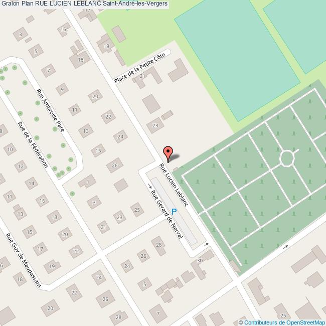 Rue LUCIEN LEBLANC SaintAndrélesVergers