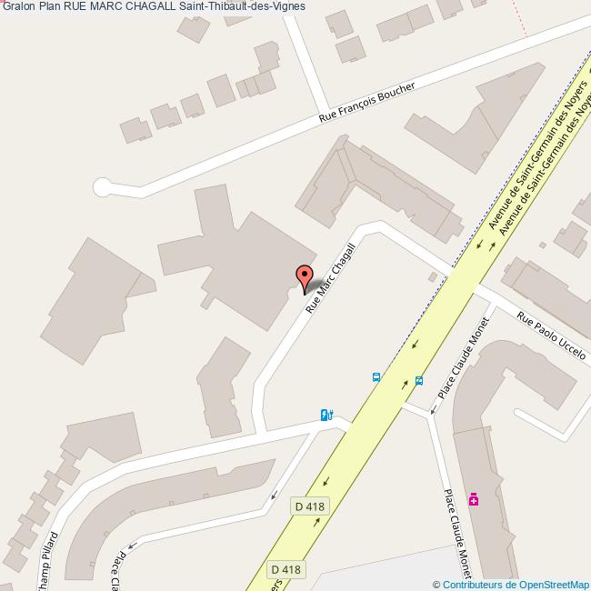 Rue MARC CHAGALL SaintThibaultdesVignes