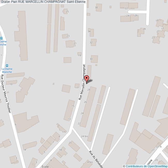 Rue MARCELLIN CHAMPAGNAT SaintEtienne