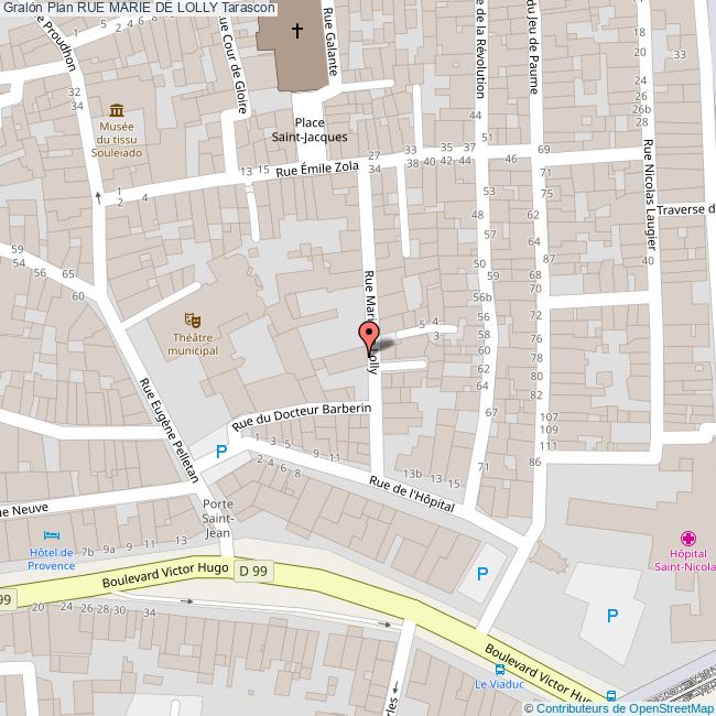 plan Rue  MARIE DE LOLLY