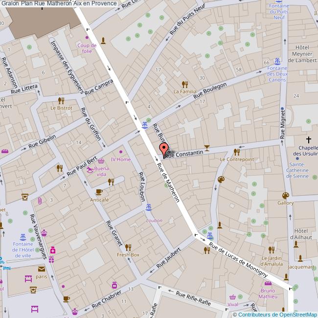 Rue Matheron Aix en Provence