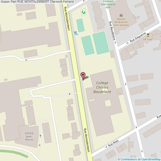 Rue MONTALEMBERT ClermontFerrand