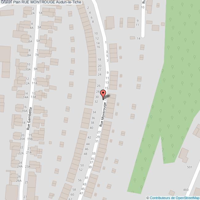 Rue MONTROUGE AudunleTiche Rue MONTROUGE AudunleTiche