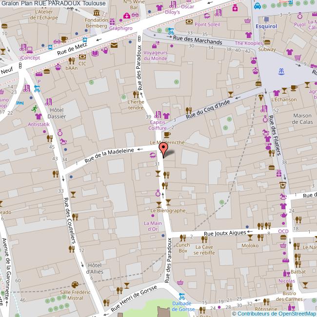 Rue PARADOUX Toulouse