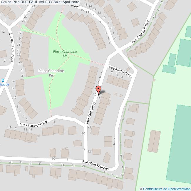 Rue PAUL VALÉRY SaintApollinaire