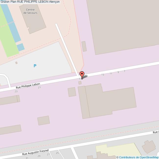plan Rue  PHILIPPE LEBON