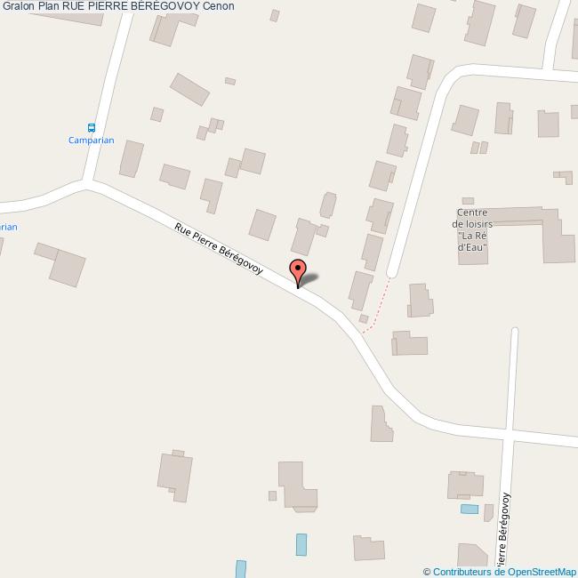 Rue PIERRE BÉRÉGOVOY Cenon