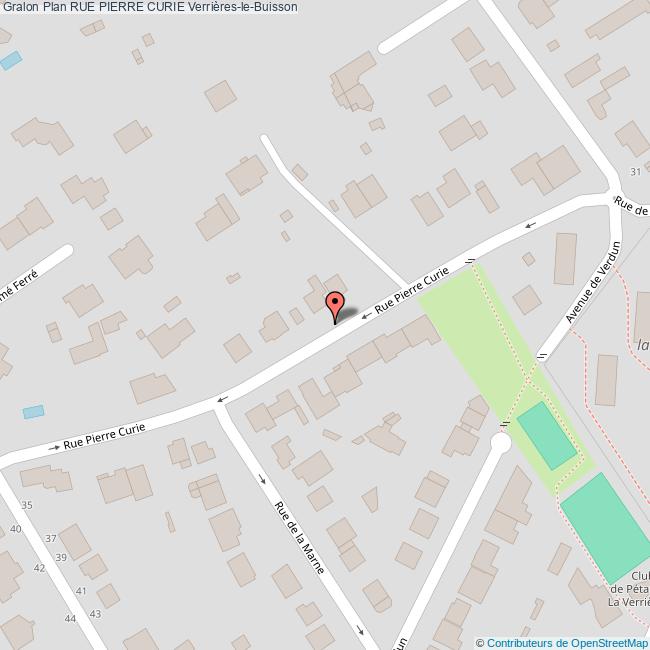 Rue PIERRE CURIE VerrièresleBuisson