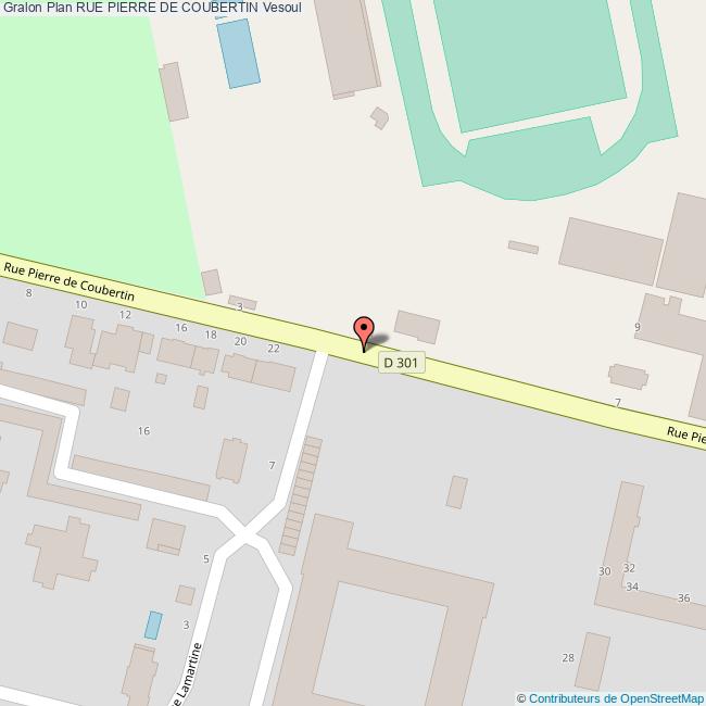 Rue PIERRE DE COUBERTIN Vesoul