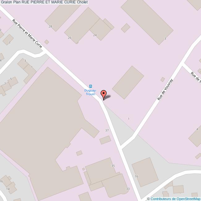 Rue PIERRE ET MARIE CURIE Cholet