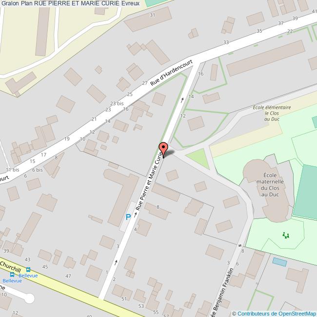 Rue PIERRE ET MARIE CURIE Evreux