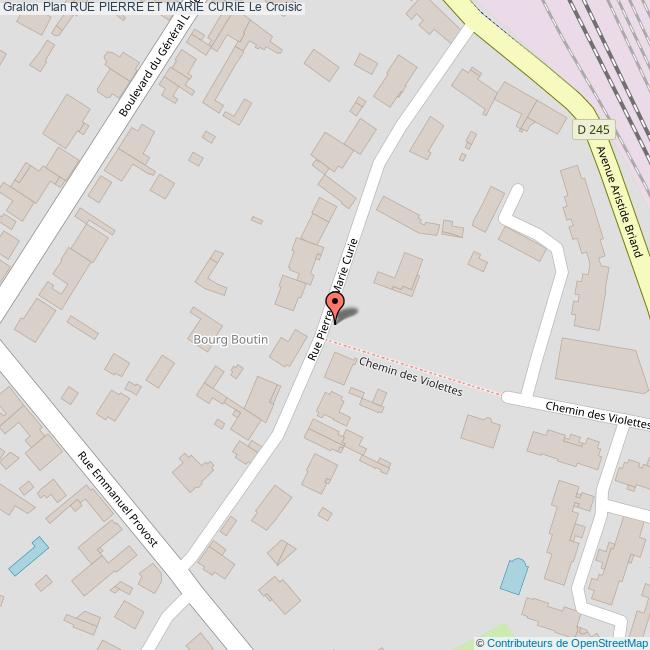 Rue PIERRE ET MARIE CURIE Le Croisic