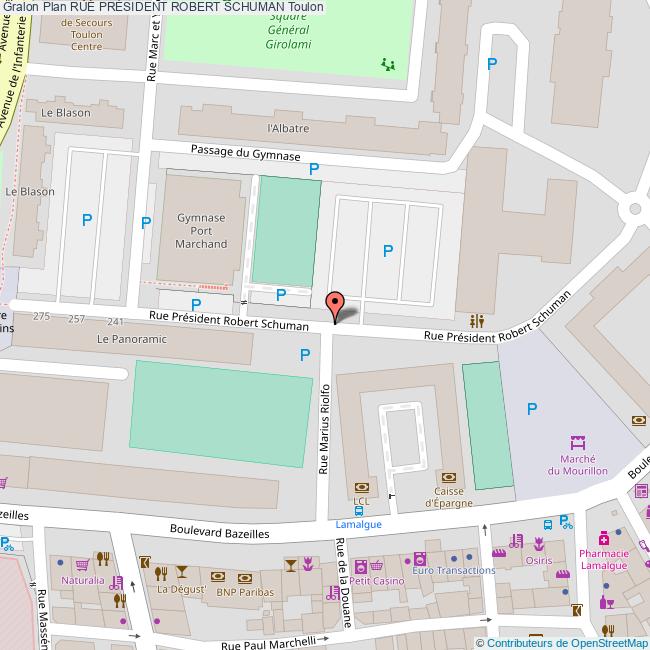 1 Rue Du Président Robert Schuman 45100 Orléans Rue PRÉSIDENT ROBERT SCHUMAN Toulon