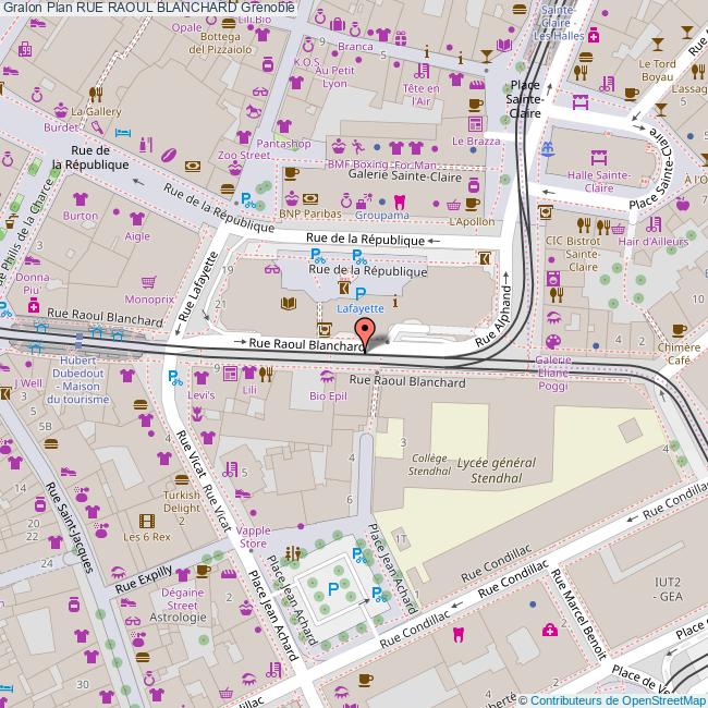 Rue RAOUL BLANCHARD Grenoble