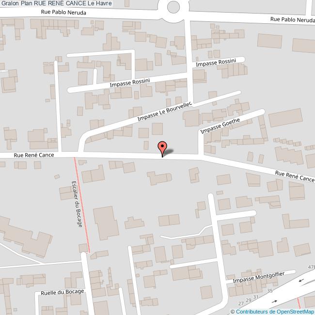 Rue RENÉ CANCE Le Havre