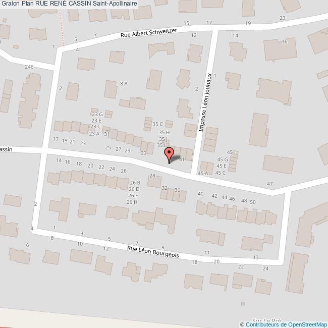 Rue RENÉ CASSIN SaintApollinaire