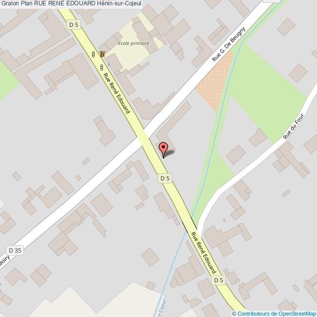 Rue RENÉ ÉDOUARD HéninsurCojeul