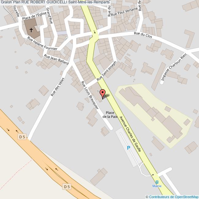 Rue Robert Guidicelli Saint Mitre Les Remparts