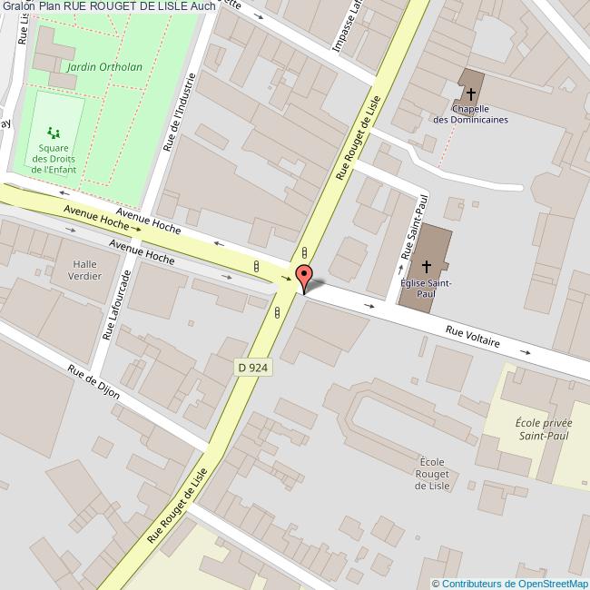 Rue ROUGET DE LISLE Auch