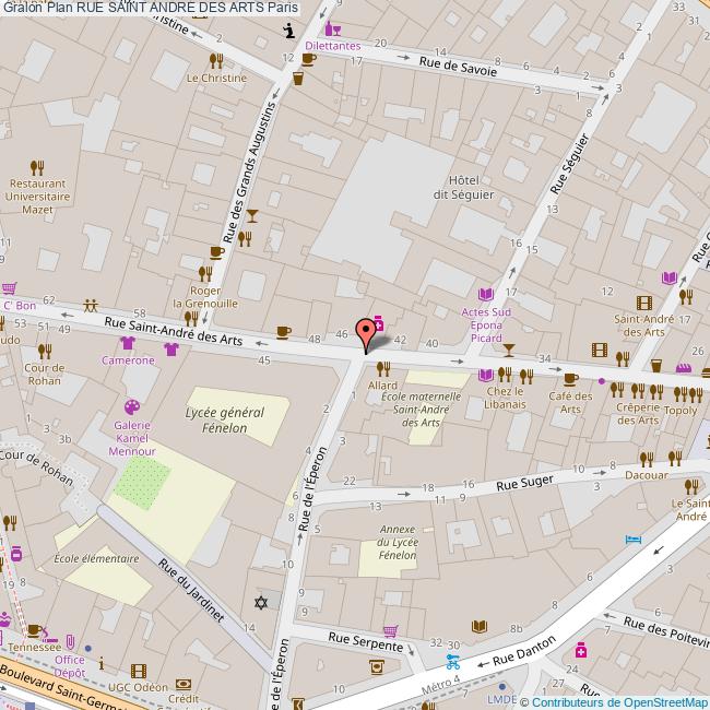 Rue SAINT ANDRE DES ARTS Paris