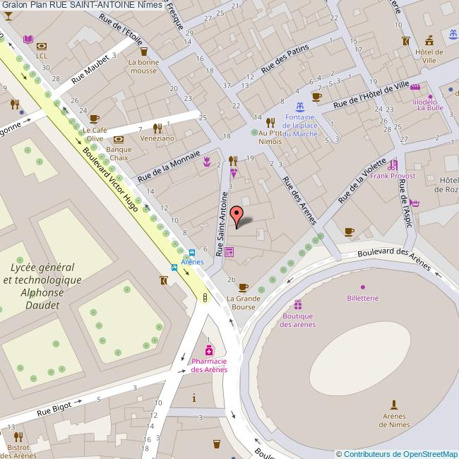 Rue SAINTANTOINE Nîmes