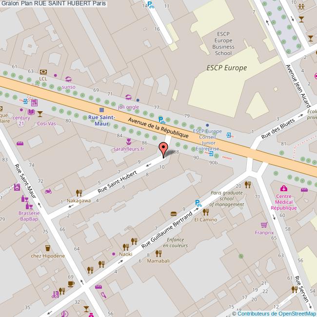 Rue SAINT HUBERT Paris