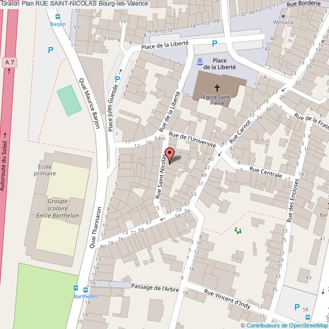 Rue SAINTNICOLAS BourglesValence