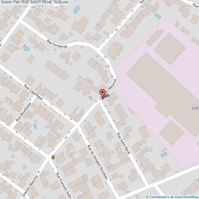 Rue SAINTRENE Toulouse