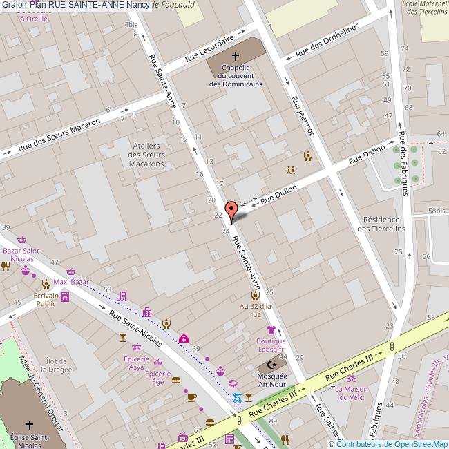 Rue SAINTEANNE Nancy