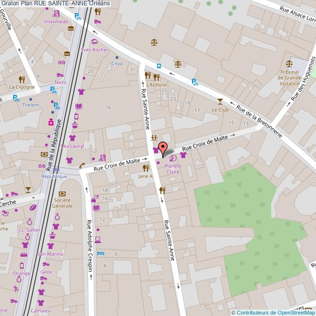Rue SAINTEANNE Orléans