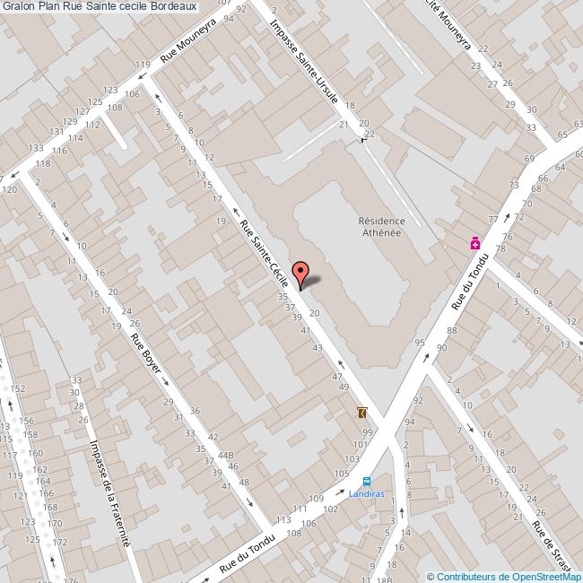 Rue Sainte cecile Bordeaux