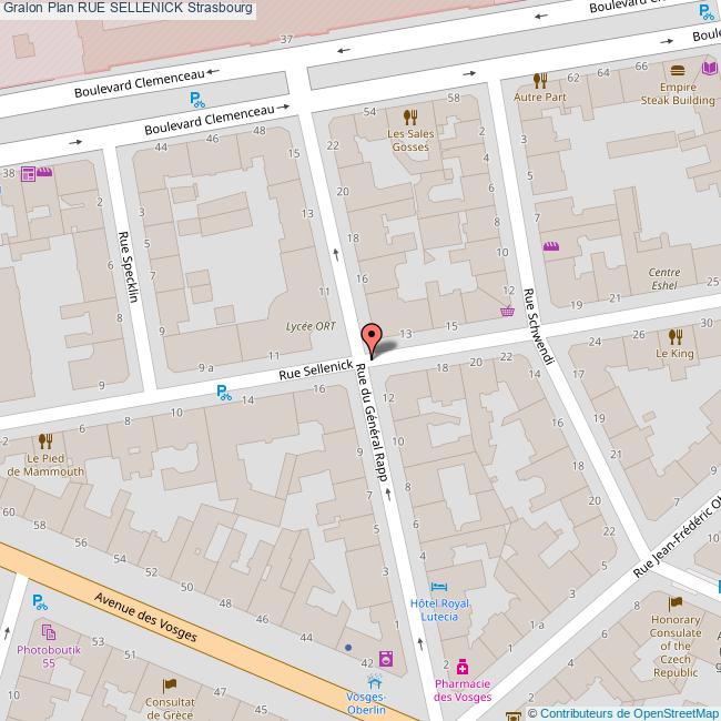 plan Rue  SELLENICK