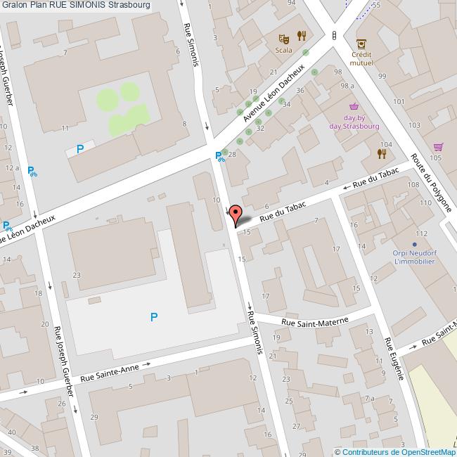 Rue SIMONIS Strasbourg