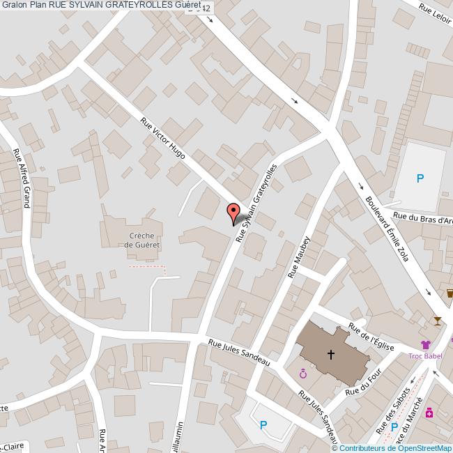 plan Rue  SYLVAIN GRATEYROLLES
