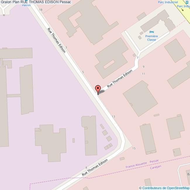 Rue THOMAS EDISON Pessac