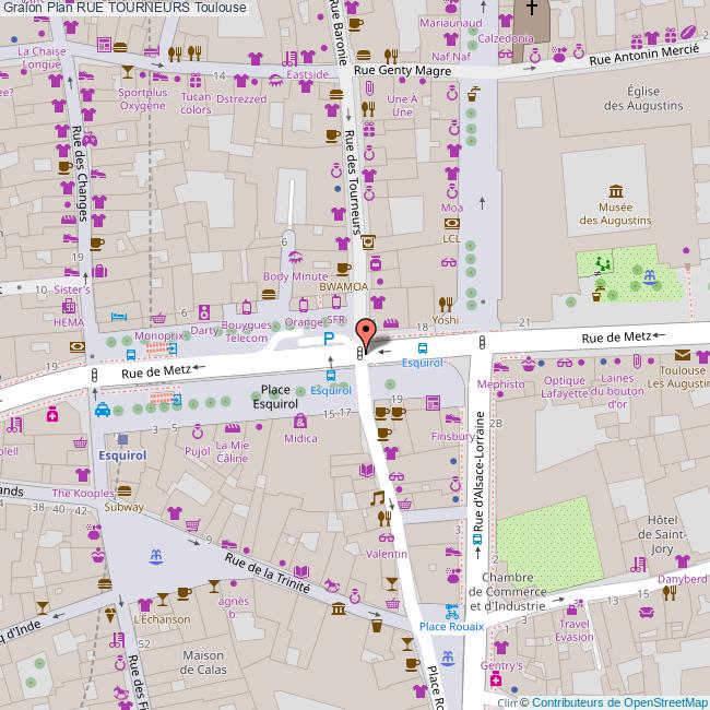 Rue TOURNEURS Toulouse Rue TOURNEURS Toulouse